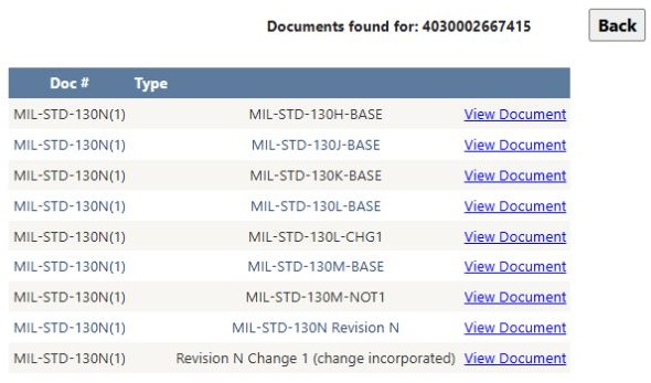 Nine document references for NSN 4030002667415