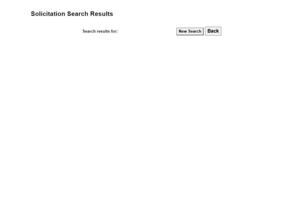 Actual An empty result is a reason to adjust the search screen