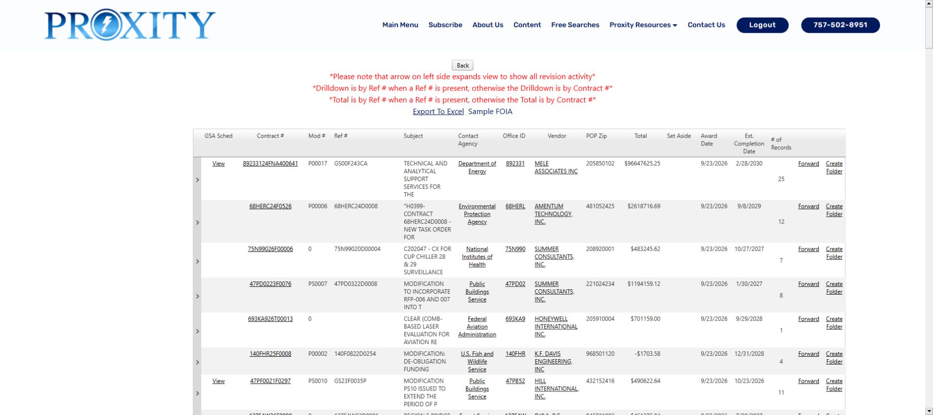 Award results with Department of Energy linked in Contact Agency