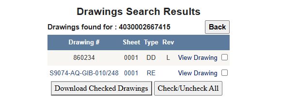 Drawing-list example